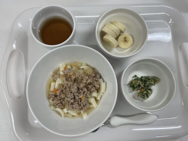 白菜と豚肉のあんかけうどん　常食