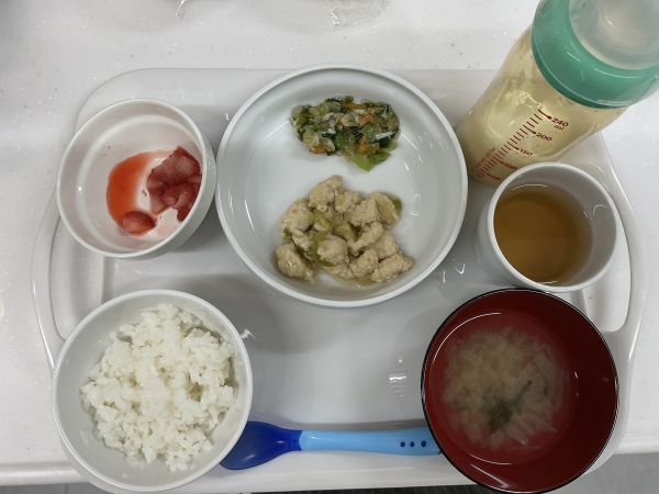 鶏団子と白菜の煮物離乳食　後期