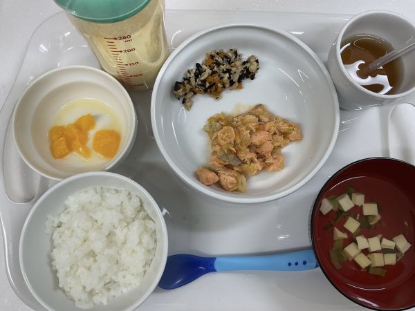 鮭と野菜の煮物離乳食　後期