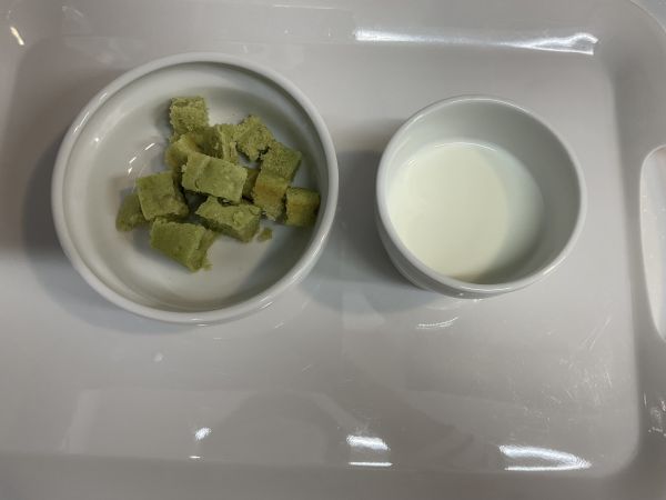 ほうれん草とバナナのケーキ離乳食完了期