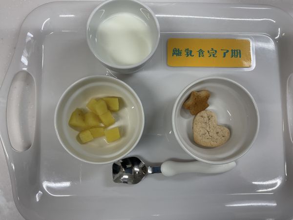 春色クッキーさつまいもの甘煮離乳食完了期