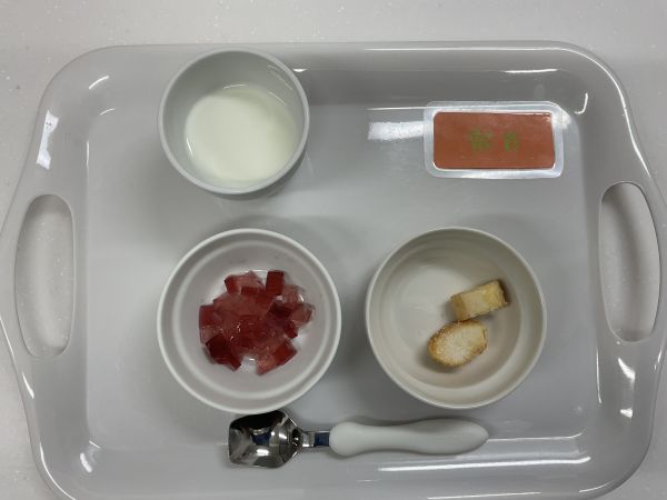 あじさいゼリー常食