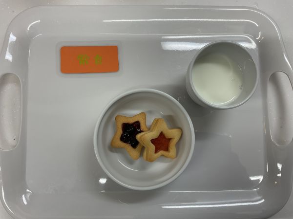 七夕ジャムサンドクッキー常食七夕行事食です！