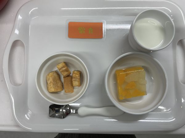 桃ゼリー麩のラスクきなこ常食