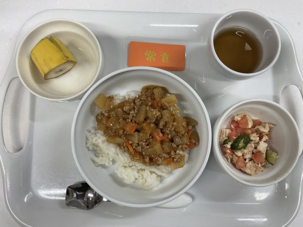 大根カレー(農園で収穫した大根を使いました)常食