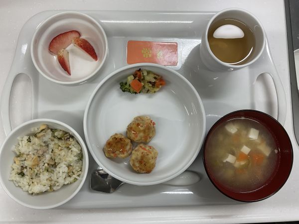 鶏肉団子の甘酢あんかけ常食