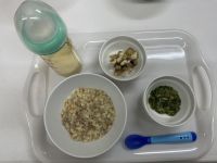 白菜と豚肉のあんかけうどん離乳食後期