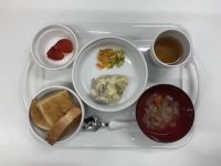 ひき肉とマッシュポテトのグラタン常食