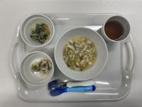 白菜と豚肉のあんかけうどん離乳食後期