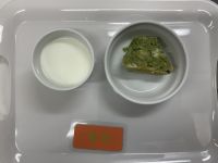 ほうれん草とバナナのケーキ常食