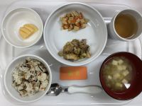 鶏肉となすの甘酢ごまだれ常食