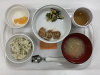 豚肉団子のしょうが焼き常食