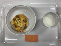 食育でピザ作りをしました！おやつに自分で作ったピザを食べます！常食